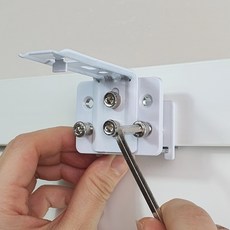 노피스 브라켓 무타공 블라인드 설치 브라켓 거치대, 노피스 화이트 본체(3개/1세트), 1개