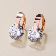 semijuwelry 女款立方體耳環 14K