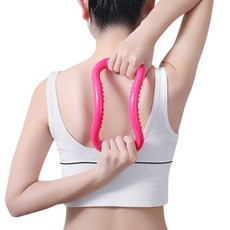 미니 하드형 요가링 핑크 홈트 마사지 스트레칭 요가, 상세페이지 참조, 1개