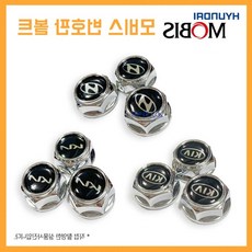 [집수리] 현대모비스 번호판 볼트 현대 기아 넘버판 고정나사, 기아 신형 번호판 볼트, 1개
