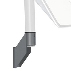 VIVO STAR 스타LINK 링크 Gen2 인터넷 위성 접시용으로 설계된 로우 프로파일 벽 마운트 그레이 Mount-SLINK 링크1 336437, 쇼트 암, 1개