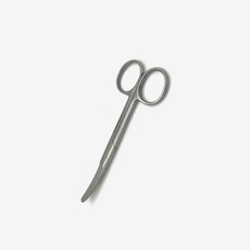 SHANZA 고급형 메이오가위 14cm (곡) 의료용 가위 간호사 실습 병원가위, 1개, 7288