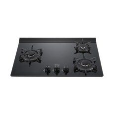 RINNAI林內 彩焱系列-RB-L3710G(BL)(A) 檯面式彩焱玻璃三口爐 不含安裝, 液化天然氣 (LNG), RB-L3710G(BL)(A)-檯面式彩焱玻璃三口爐 不含安裝