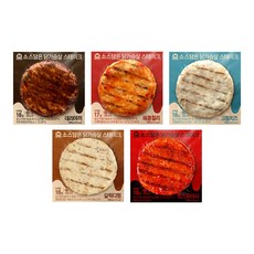 미트리 소스담은 닭가슴살 스테이크 5종 혼합, 130g, 40개