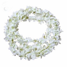 Lunamay 벽장식조화 조화 넝쿨 화이트