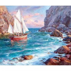 고흐 숫자 그림 그리기 캔버스 키트 아크릴 물감 꽃 색칠 홈데코 선물, 14. C7