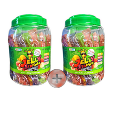 키즈웰 젤리스트로우 대용량 망고 블루베리 복숭아 리치맛 과일젤리, 1개, 1.25kg