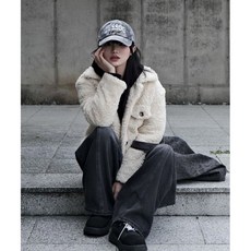 체이스컬트 2Color W 보아 카라 반코트