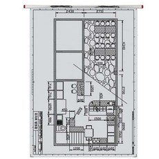꿈꾸는비 도면 걸이대 이동식 A1 도면 보관함 A1도면걸이