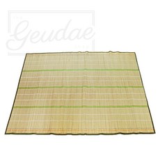 그대여 자수 야생초 돗자리 중형 여름대자리