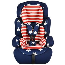 兒童汽車安全座椅 寶寶嬰兒車載座椅 9個月-12歲一件起批, 1個, 藍星星:1個