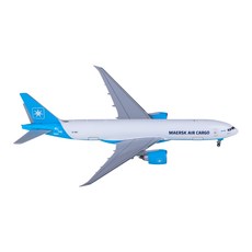 JC 金屬 1/400 Maersk Air Cargo 777F 飛機模型, 1個
