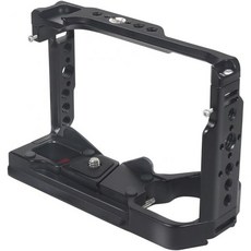 BGNing A6700 카메라 케이지 리그 안정기 소니 DSLR 비디오 콜드 슈 마운트 14 38 나사산 아리 위치 구멍 (콤보 B), BGNing 케이지 전용