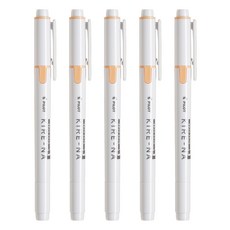 PILOT 키레나 베이직 형광펜, 5개, 오렌지, (키레나 베이직)