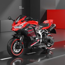 couyor 전동오토바이 전동바이크 작은전동오토바이, 작은 축전지, 발로, 레드, 1개