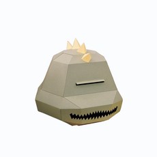 FROM ARTE 營銷的 DIY 面具紙面具動物面具 3D 面具活動, [CA_094] 恐龍閃電