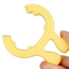 락캠플 집게형 국자받침대 조리도구받침대, 그린