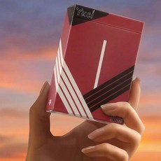 瑜慈花切 撲克牌 魔術紙牌, 1個, X1 pro 紅色