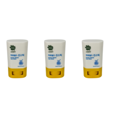 그린핑거 파워쉴드 선스틱 워터프루프 SPF50+ PA++++, 14g, 3개