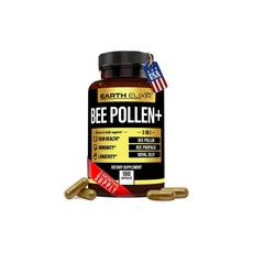 Earth Elixir 비 폴른 Bee Pollen 1 000mg 180정, 1개