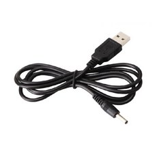 DCC769 USB to DC3.5 전원 케이블 외경 3.5 내경 1.3, 1개, DC3.5(1.3) 0.5A 50Cm-검정