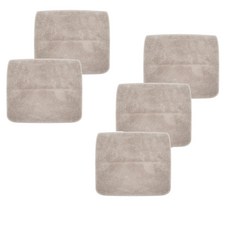 aclean 掃帚拖把用 灰色環圈濕拖布墊, 5個