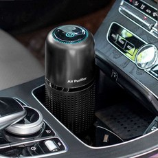 [지삼안전] 자동차 차량 차량용 데스크 사무실용 가정용 공기청정기 캠핑용 충전식 (단품), 상세페이지 참조, 블랙