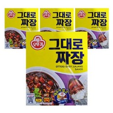 오뚜기 그대로짜장, 200g, 40개