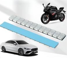 [25년입고] 타이어 붙이는납 바란스 밸런스 접착식납 RC카 무게추 은색 5g 1줄12개, 붙이는납 12개(1줄)