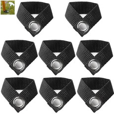 SquEqu 8팩 캠핑 방수포 폴 홀더 고정 앵커 금속 구멍 텐트 피트 걸쇠 패스너 차양 캐노피 레인플라이 해먹 레인 플라이 햇빛 가리개 쉘터 말뚝 그라운드 페그 285221