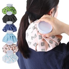 온찜질 냉온주머니 얼음주머니 마사지주머니 아이싱 찜질팩 냉온 열내리기 찜질주머니 냉찜질 물주머니, 펭귄그린(6인치), 1개