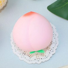 주물럭 찐빵 만두 찐득볼 스퀴지 찜기 포함 스트레스볼, 4세대 1단계, 핑크 피치 봉투, 1개