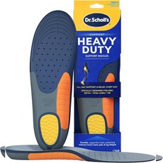 닥터숄 Dr. Scholl 헤비 듀티 서포트 인솔 남성용 깔창, 260mm~320mm, 1개