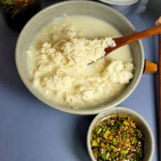 몽글몽글 국산 수제 순두부 양념간장 NON GMO, 3개, 양념간장 포함, 450g