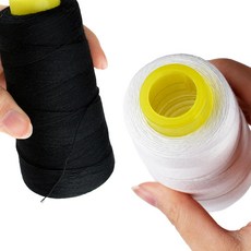 굵은 이불실 봉제 굵은실, 백색, 1개, 백색