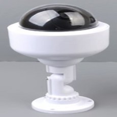 쓰레기 무단투기 진짜같은 원통 가짜CCTV 모형카메라, 태양광형