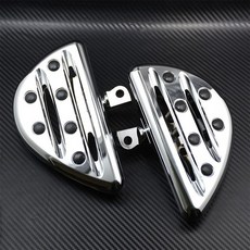 할리데이비슨 원 세트 softail dyna sportster 용 운전자 전면 호환품, 크롬 발판