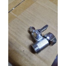 【小江淨水設備】連體進水4分三通2分考克，4分外牙轉4分內牙轉2分考克，皆適用各式淨水器、RO機進水配件。, 1個