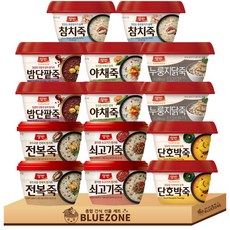 동원 양반죽 간편식 7종 14개 전복죽+단호박죽+쇠고기죽+야채죽+밤단팥죽+누룽지닭죽+참치죽