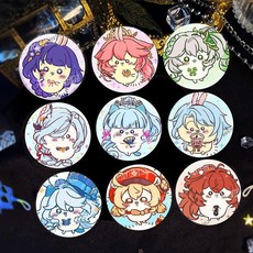 原神吧唧 滿天星吧唧 磨砂吧唧 芙寧娜 萬葉 谷子 溫迪 雷電將軍 徽章 吧唧 胸針
