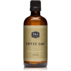 P&J 향수 오일 - 베티버 100ml 캔들 향 비누 만들기 디퓨저 신선한, Coffee Cake, 3.38 Fl Oz (Pack of 1)