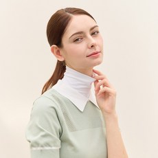 엠엠스포츠 여성 자외선차단 골프 벨크로 목토시 넥카라 목커버 넥워머, 1개, 화이트 1개, 화이트