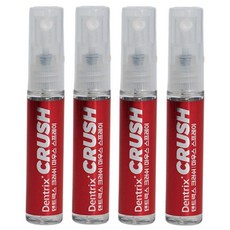 동국제약 덴트릭스 크러쉬 마우스스프레이 가글 휴대용가글 구취제거 가글스프레이 스프레이가글 입냄새제거스프레이 뿌리는구강청결제 구강청결제스프레이, 4개, 7ml