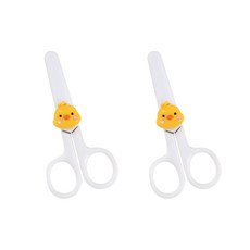 심플리프 캐릭터 미니 가위, 2개, 병아리