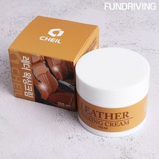 펀드라이빙 차량용 가죽 시트 왁싱크림 115ml 왁싱 왁스 가죽 레자 인조, 1개