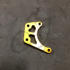 CJ Ebike 200mm卡鉗座，適用多種Ebike車型，高強度材料製造，提升制動性能與騎行安全, 1個, Gold