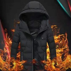 열선패딩 발열자켓 점퍼 방한 아웃도어 겨울 온열 USB 충전식 등산 야외 작업복 무적 재킷