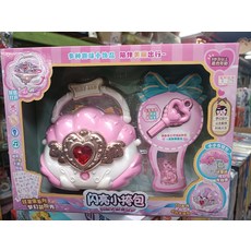 閃亮小挎包玩具套裝，實現女孩公主夢，附贈DIY卡通配件，兒童化妝玩具套組, 彩色, 1個