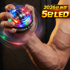 더주부랩 무소음 자이로볼 손목강화 전완근 운동기구, 1개, 블랙