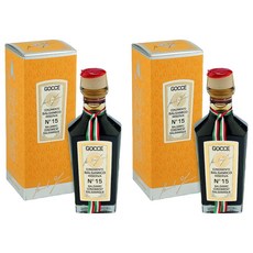 고체이탈리안 콘디멘트 리제르바 세리에 N 15 발사믹 식초, 2개, 250ml